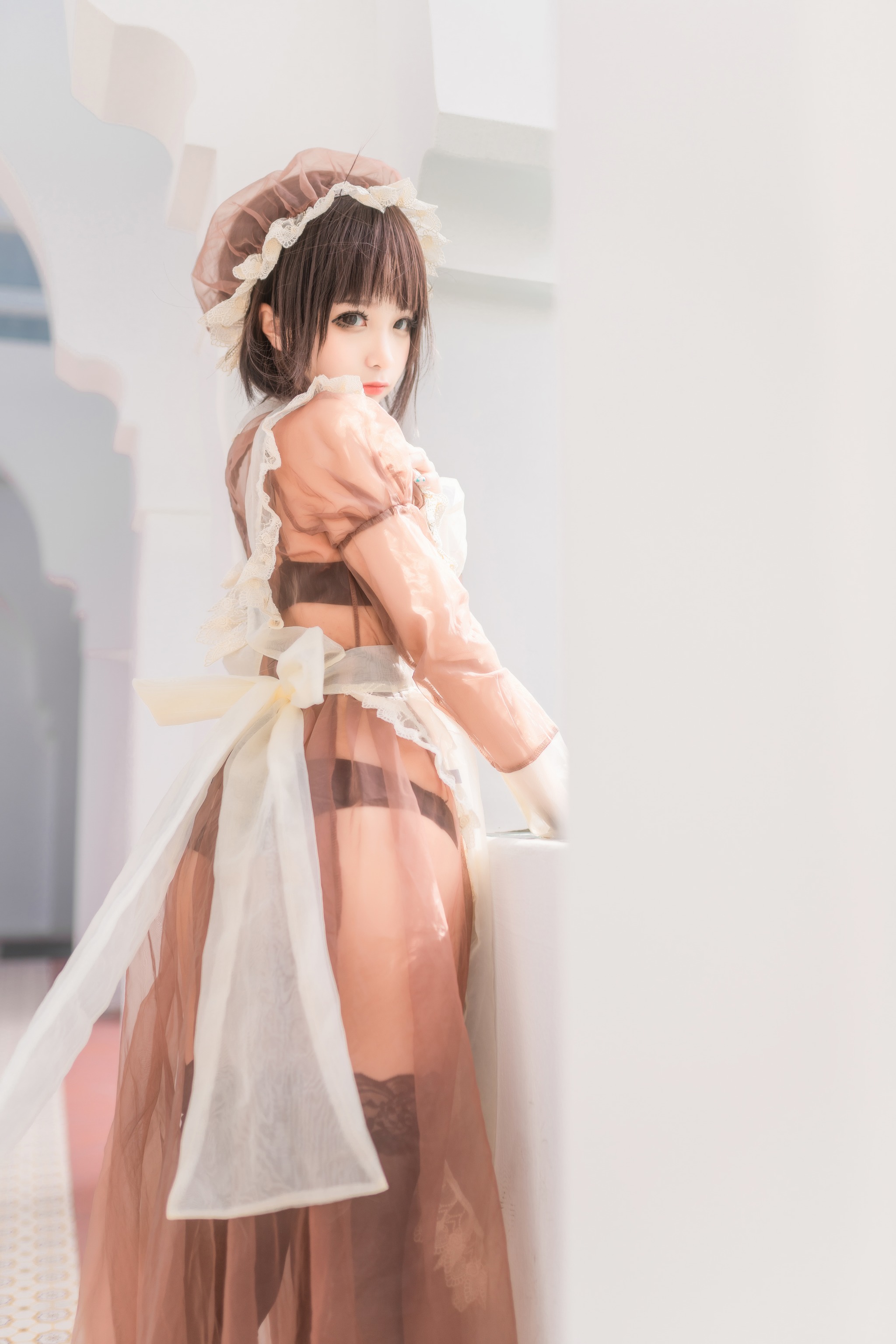 蠢沫沫 – NO.196 沫沫真爱版 纱-室外女仆 [40P]-XikXak